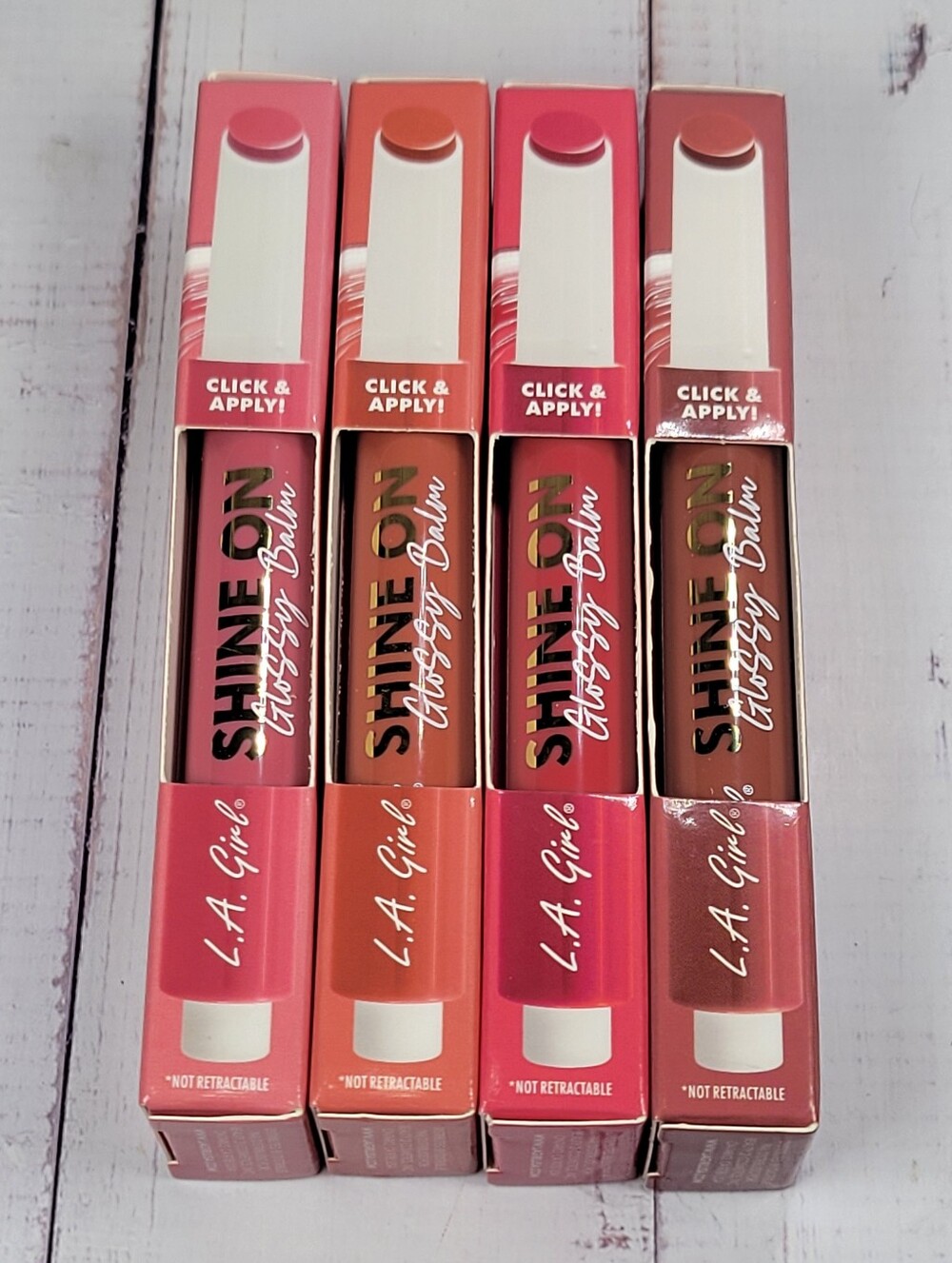 L.A. Girl Shine On Glossy Balm and L A. Girl Lip Liner Bundle NEW! - Picture 6 of 13